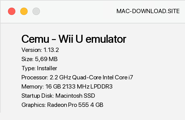 wii u emulator for mac download